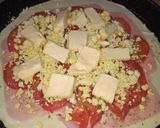Foto del paso 3 de la receta: Tarta de jamón, queso, tomate y huevo