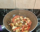 A picture of step 4 of STIR FRY PANEER with SONTH POWDER.