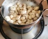 A picture of step 1 of Paneer makhana tikkis.