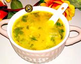 A picture of step 1 of Sweet Corn vegetable clear soup and creamy soup.