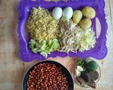 Foto langkah ke 1 dari resep Lotek Padang #pr_homemadestreetfood.