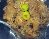A picture of step 4 of Pyaz gosht.