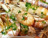 Foto del paso 5 de la receta Mezcla de gambas y cigalas al horno