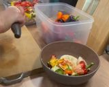 Une image de l'étape 1 de Crumble de légumes du jardin.