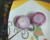 A picture of step 1 of Tomato ginger onion ki sabzi.