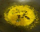 A picture of step 6 of Dahi Bhindi.
