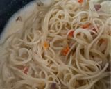 Foto langkah ke 4 dari resep Spaghetti Kuah Susu Pedas.