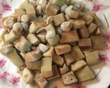 A picture of step 2 of Raw Jackfruit Curry.