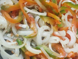 Fideos chinos al wok con verduras