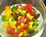 A picture of step 2 of Mexican Salad.
