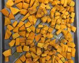A picture of step 1 of Pumpkin and Prosecco Risotto.