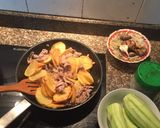 Hình bước làm 3 của món Thịt bò xào khoai tây