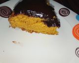 A picture of step 3 of Carrot cake with chocolate ganache.