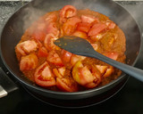 Foto del paso 12 de la receta: Pollo tikka malasa con pan naan y arroz largo