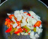 A picture of step 1 of Special Tuna Melt Wrap.