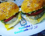 صورة لخطوة 2 من وصفة برغر الدجاج مع طريقة عمل الخبز 🍔🍔