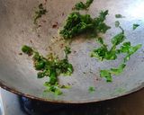 A picture of step 6 of Gatte ki Sabzi (dry and with gravy).