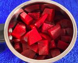 A picture of step 3 of Color Burst Breakfast (Beetroot Paneer Paratha with Curd, Rice Kheer & Chips).