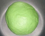 Foto langkah ke 3 dari resep Roti sobek eggless pandan.
