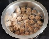 A picture of step 1 of Soya chunks, potato biryani.