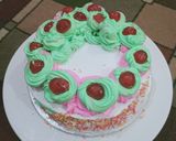 A picture of step 18 of Birthday special cake(without oven).