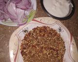 A picture of step 1 of Chana gravy.