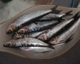 Foto del paso 1 de la receta: Sardinas de Huelva asadas con laurel 🌿🐟🍃