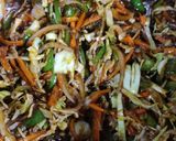 A picture of step 3 of Street Style Hakka Noodles.