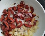 Une image de l'étape 5 de Riz au chorizo.