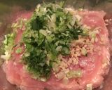 A picture of step 1 of Chicken ball Stew (Japanese Nabe).
