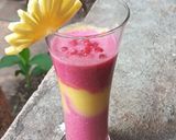 A picture of step 5 of Layered P & P Mocktail.