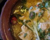 A picture of step 1 of Chicken white handi/ karhai.