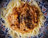 Foto del paso 6 de la receta: Tagliatelle con crema de calabaza