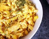Une image de l'étape 7 de Tagliatelles fraîches maison au poulet champignons crème fraîche 😋.
