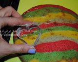 A picture of step 13 of Rainbow cake.