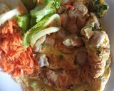 Foto langkah ke 4 dari resep Omellet jamur & Salad.