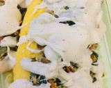 Foto del paso 7 de la receta: ARROLLADO DE POLENTA RELLENO CON ACELGA Y ZUCHINIS (bañado con salsa blanca) 🤩🤗😋🧅🫑🥬🥒😋🤩