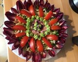 Une image de l'étape 14 de Salade de puntarelle endives rouges fenouil tomates et jambon blanc sauce oignon.
