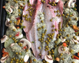Foto del paso 2 de la receta: Lubina al horno con salsa verde y Mejillones