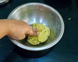 A picture of step 3 of Jowar Flour Shengole.