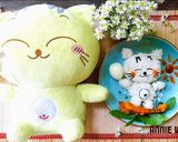 Hình bước làm 3 của món Cơm bento: Mèo con chơi lướt ván (Cá diêu hồng chiên sốt chua ngọt)