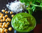 A picture of step 3 of Pudina Chutney.