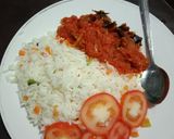A picture of step 1 of White Rice and catfish stew.