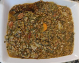 Foto del paso 7 de la receta: Lentejas con arroz y espinacas