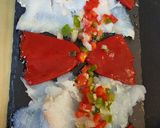 Foto del paso 3 de la receta Ensalada de bacalao ahumado y pimientos del piquillo