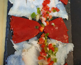 Foto del paso 3 de la receta: Ensalada de bacalao ahumado y pimientos del piquillo