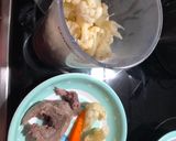 Foto del paso 4 de la receta 1ª papilla de ternera y coliflor BLW mixto 🥕🐂