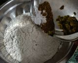 A picture of step 4 of Radhaballavi Poori.