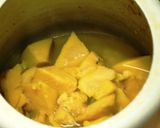 A picture of step 4 of Homely to the core, chena asthram (elephant foot yam in coconut base).