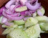 A picture of step 1 of Cucumber Onion chutney Salad.